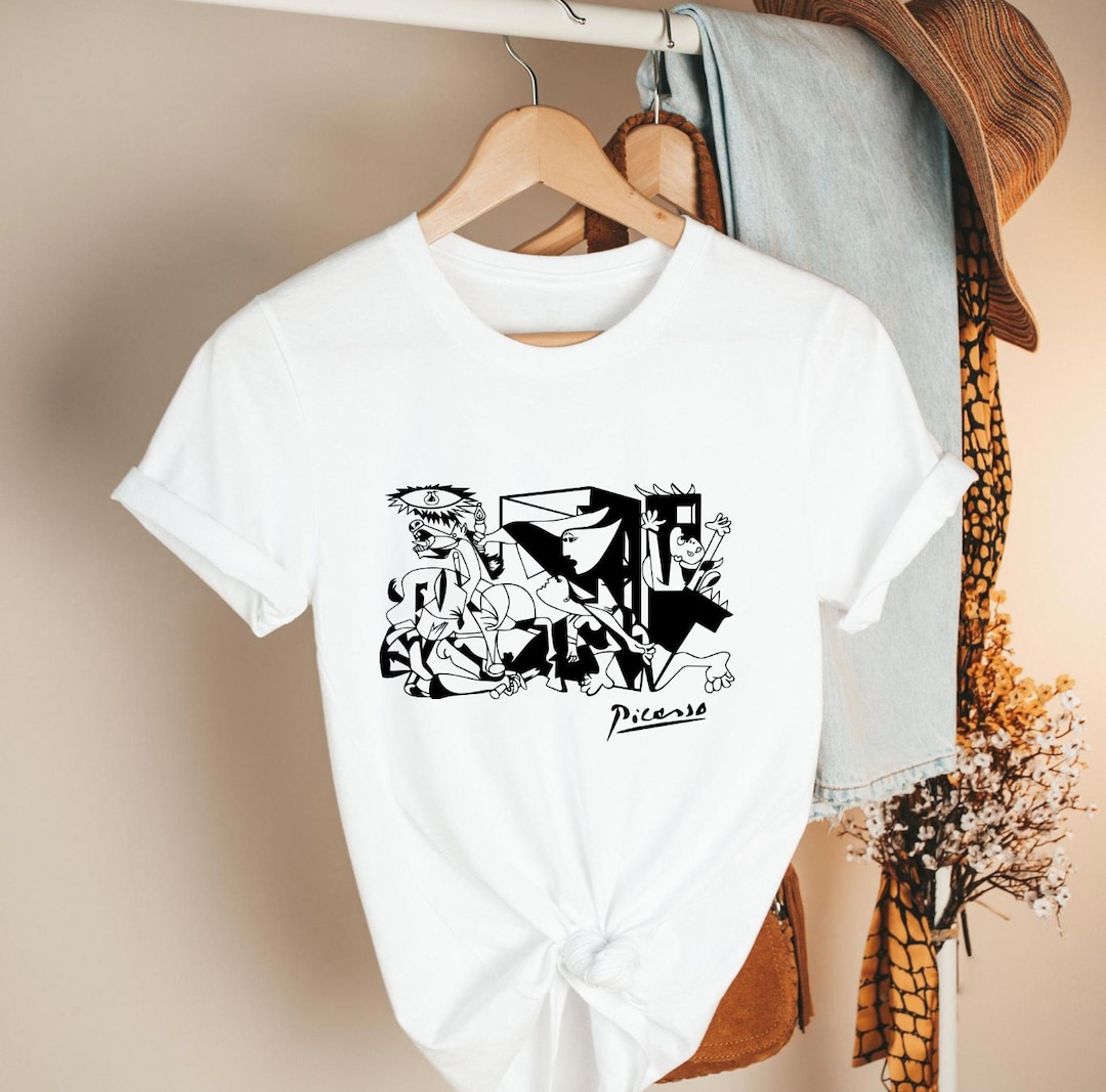 Picasso Guernica Inspired T-shirt Abstract Cubist Graphic Modern