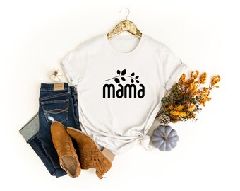 Dog Mama Shirt, Paw Print Mom Tee, Fur Mama Gift, Cute Dog Lover T-Shirt, New Puppy Owner Gift, Minimalist Pet Mom Top,