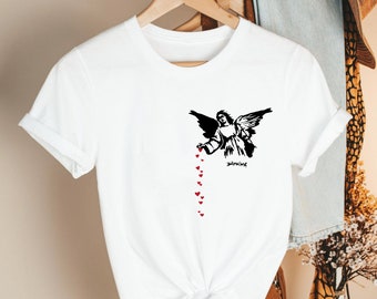 BANKSY Angle Tee, Banksy Art Tee, Banksy, Art Tee,Artist Tee,Angle Tee,Aesthetics tee,art gift, birthday gift, support Ukraine