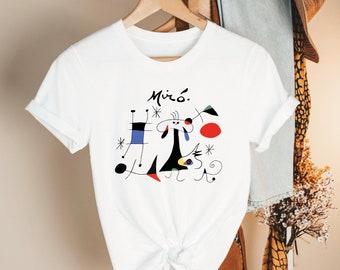 Joan Miro Art Tee & Shirt, Joan Miro, Miro Art, Miro Tee, Art Shirt, Art Hoodie, Artist Shirt,Art Tee, Art Gift, White Shirt,Art Shirt