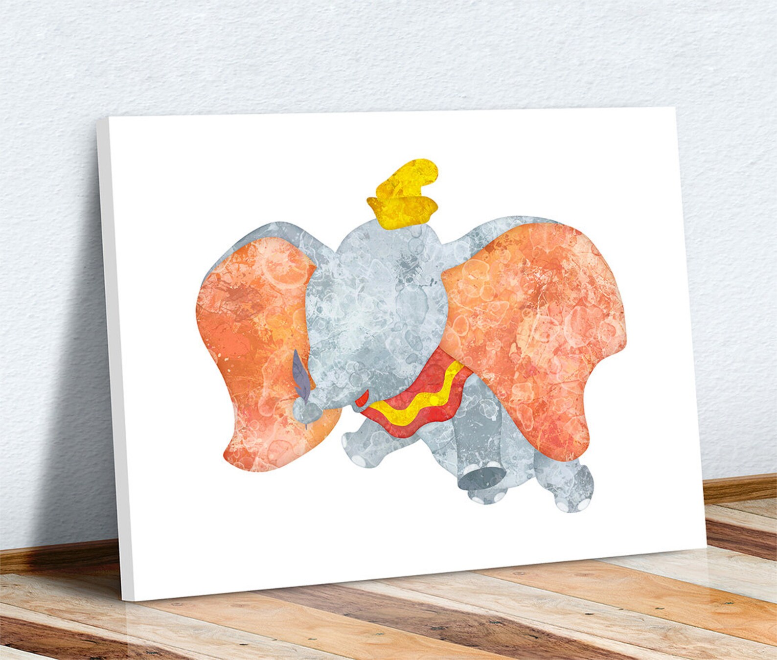 Dumbo printable wall art decor elephant art dumbo poster Etsy