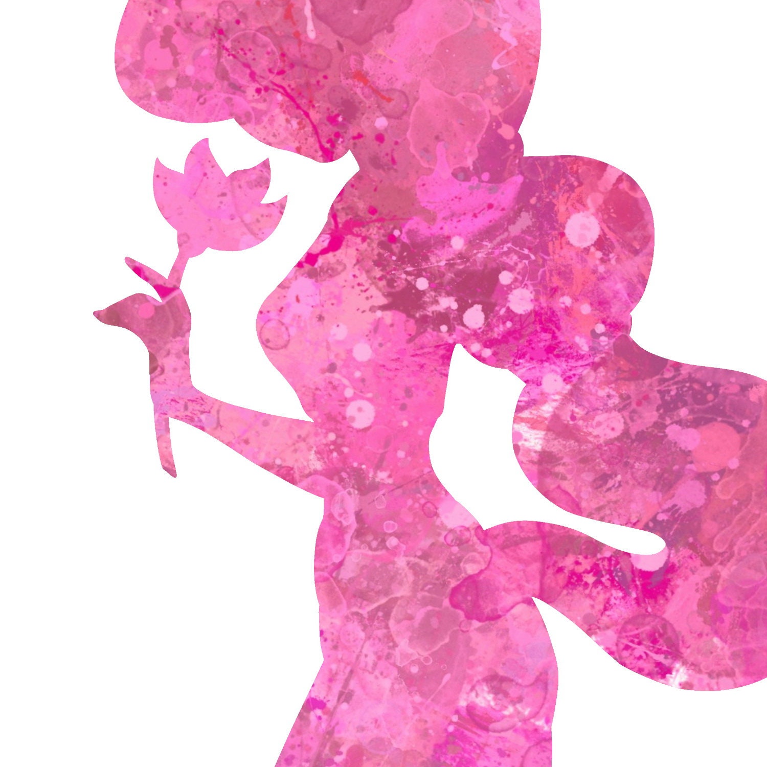 Princess wall art digital download 8x10 decor princess print Etsy