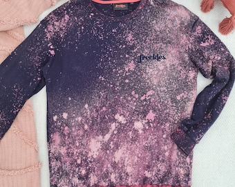 Bleached Jumper - Etsy UK