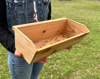 Window planter box, wooden window box, flower box, hanging plant box, herb box, cypress planter box, planter box, hanging window box