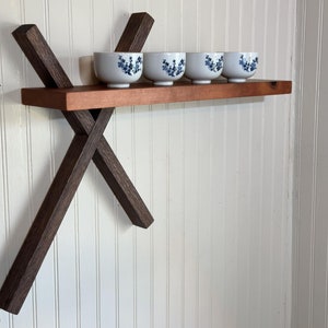 Minimalist wood shelf, modern rustic shelf, Art deco wooden shelf, Wall art shelf, minimalist shelf, wooden shelf, mid century modern shelf
