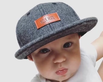 baby flat bill hat