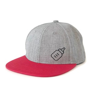 Infant Toddler Kids Youth Baby Snapback Hat | Child Cap | Embroidered Patch | Flat Bill | Two Tone Hat