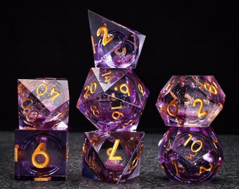 Ensemble de dés Wyrmling DnD | Jeu de rôle DnD Dice Set | Jeu de dés pour donjons et dragons | Ensemble de dés D&D | Coffret cadeau RPG Gamer