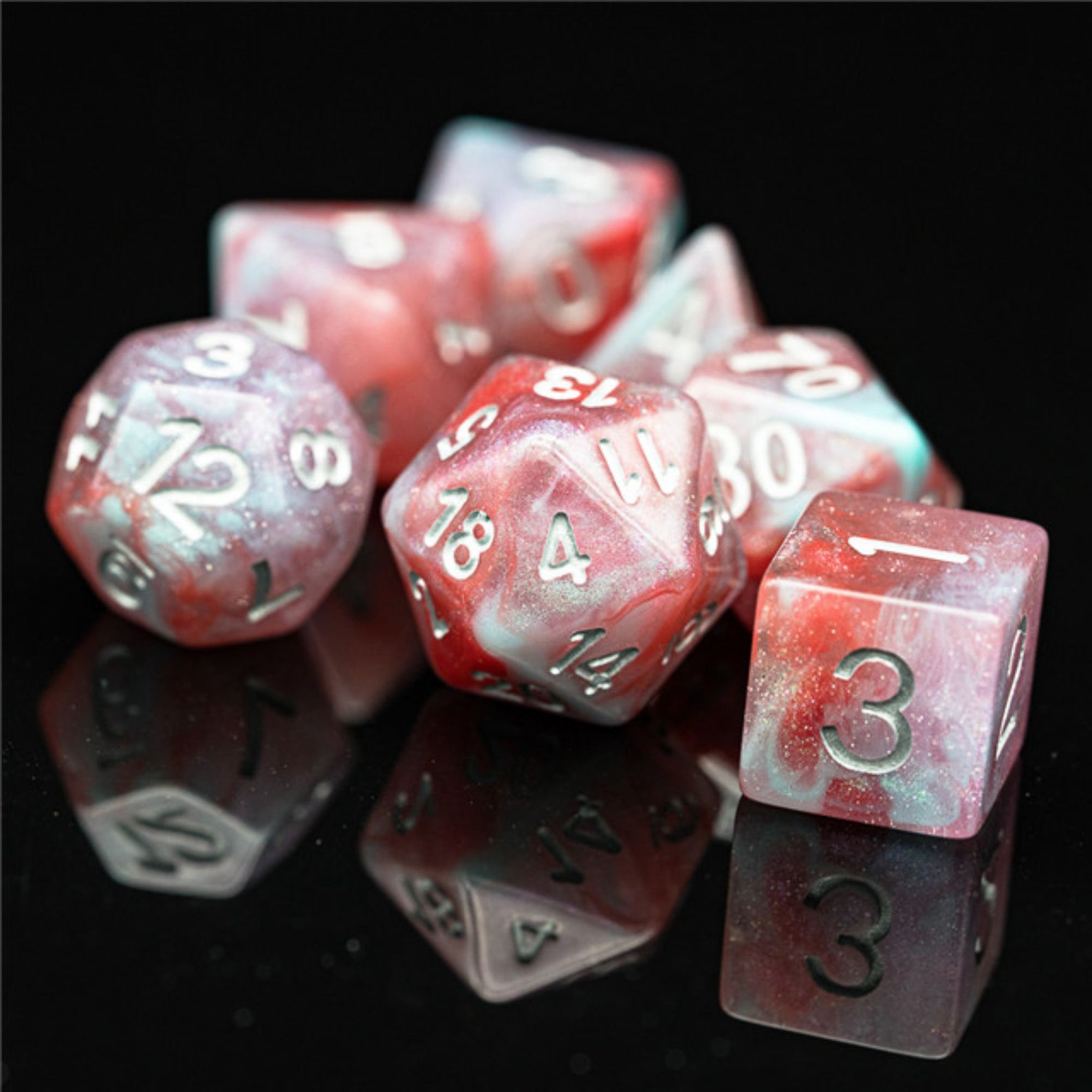 Golden Artificer Gears Dnd Dice Set for Dungeons and Dragons Etsy