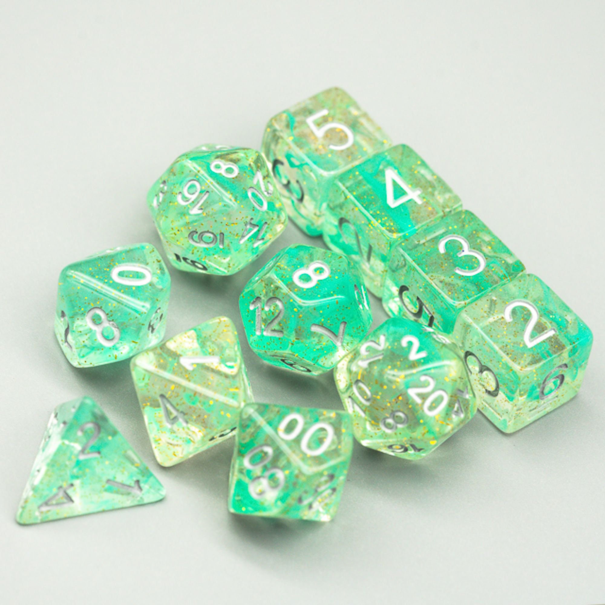 Golden Artificer Gears Dnd Dice Set for Dungeons and Dragons Etsy