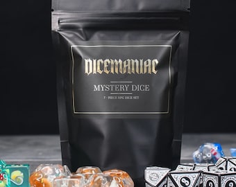Mystery Dice Gift Set for Dungeons and Dragons | Mystery DnD Dungeons & Dragons Dice Set | Tabletop Role Playing Games Random Dice Set