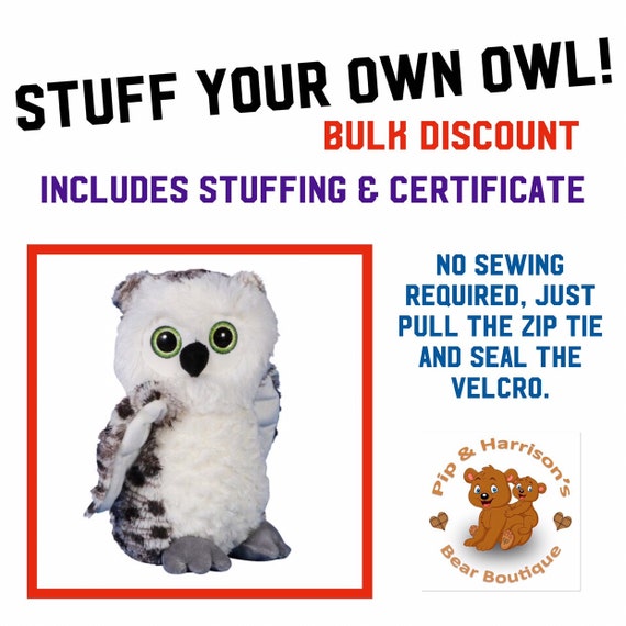 stuffed owls bulk
