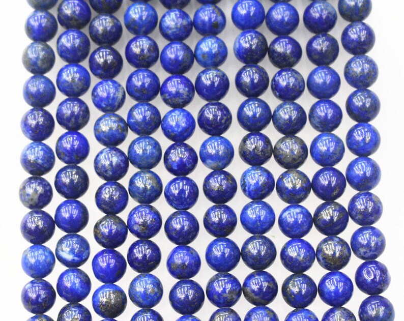 8MM Natural A Lapis Lazuli beads,15 inches per strand,Lapis Lazuli Smooth Round Loose beads wholesale supply,Diy beads