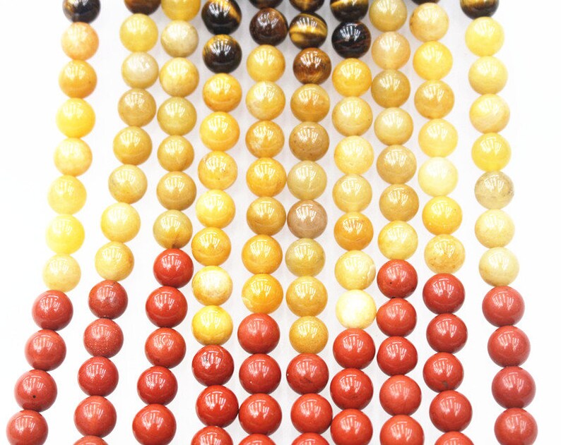 8MM Natural Mixed Stone Beads,15 inches per strand,Gemstone Smooth Round Loose beads wholesale supply,Diy beads