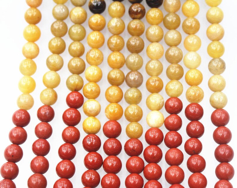 8MM Natural Mixed Stone Beads,15 inches per strand,Gemstone Smooth Round Loose beads wholesale supply,Diy beads