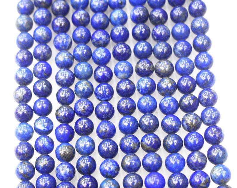 8MM Natural A Lapis Lazuli beads,15 inches per strand,Lapis Lazuli Smooth Round Loose beads wholesale supply,Diy beads