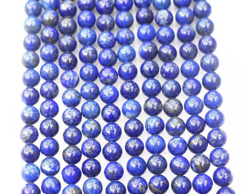 8MM Natural A Lapis Lazuli beads,15 inches per strand,Lapis Lazuli Smooth Round Loose beads wholesale supply,Diy beads