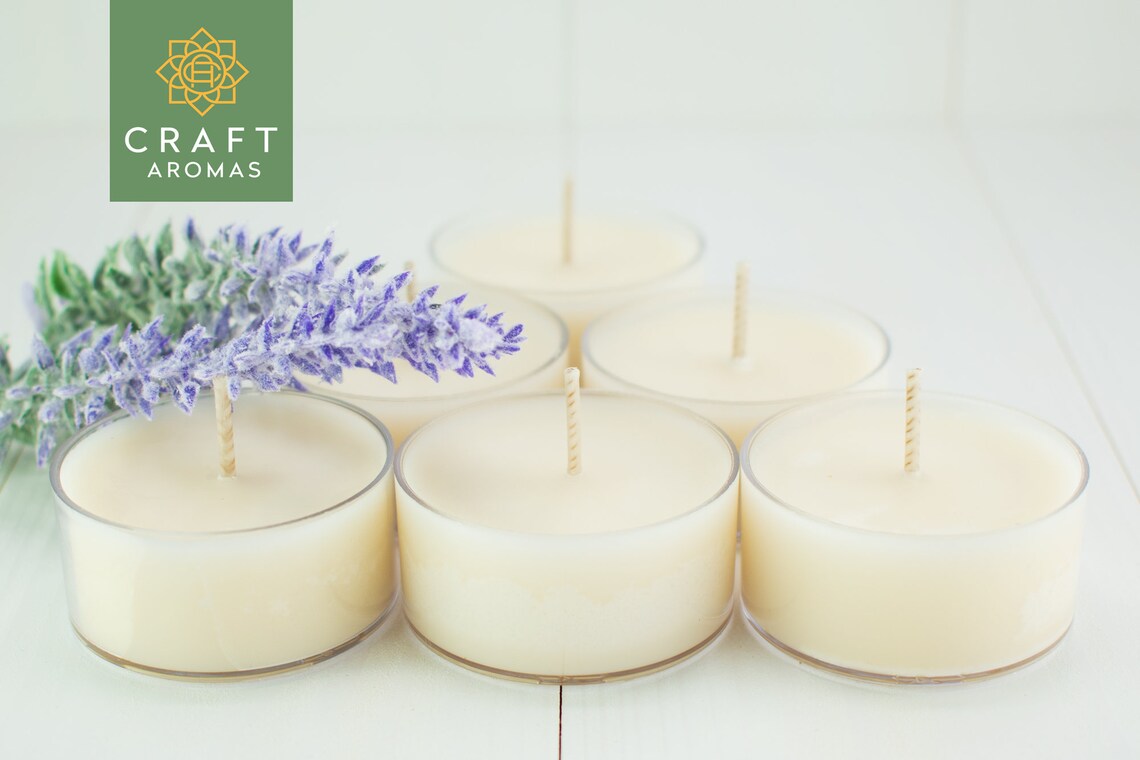 Lavender Vanilla Scented Tealight Candles / 6 Tealight Candle Etsy