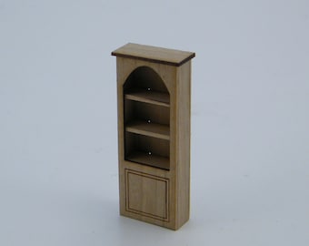 1:48 Scale Single Bookcase Kit