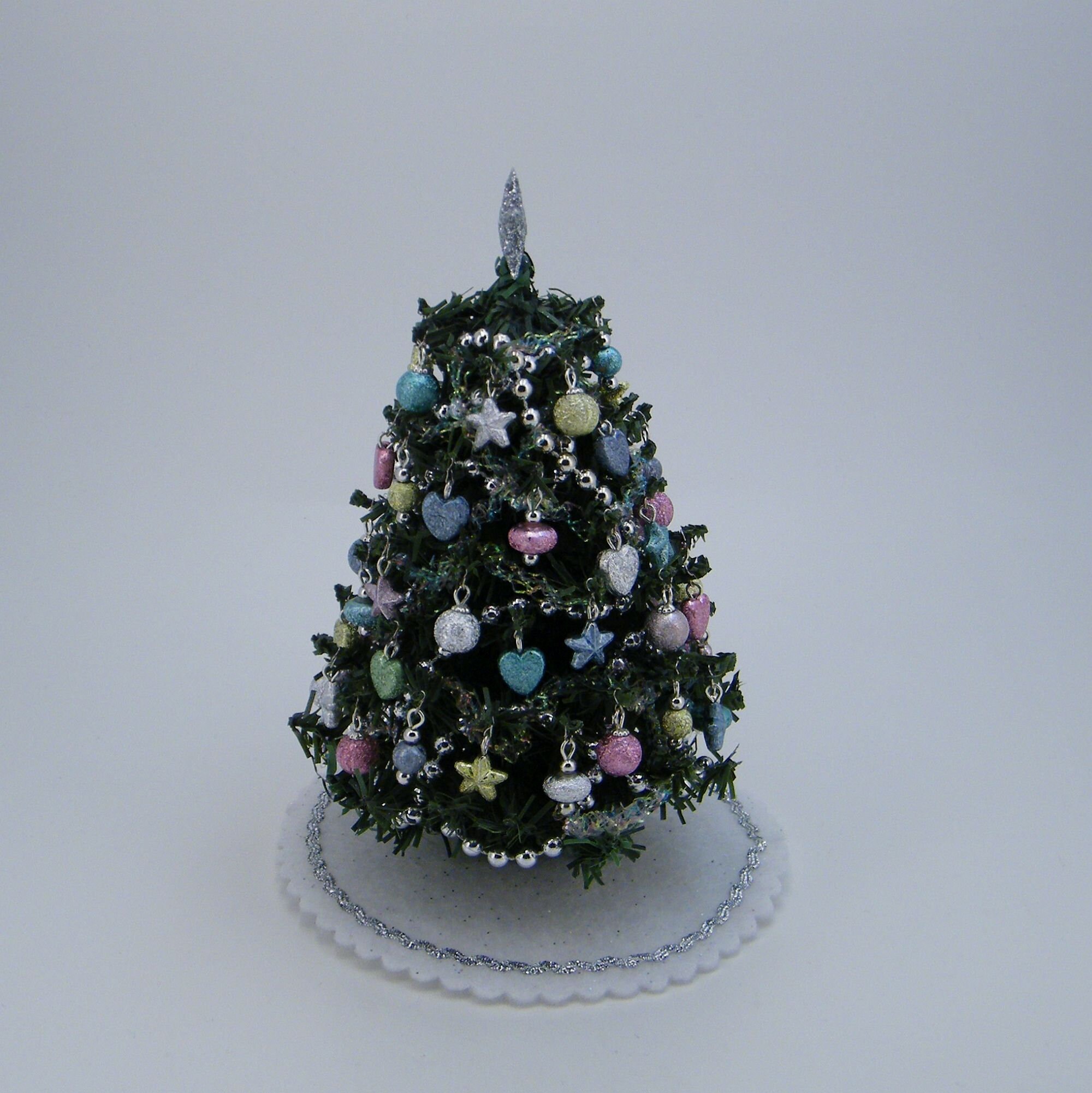 Dollhouse Miniature Decorated Christmas Tree Etsy
