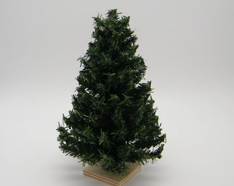 Dollhouse Miniature Undecorated Christmas Tree