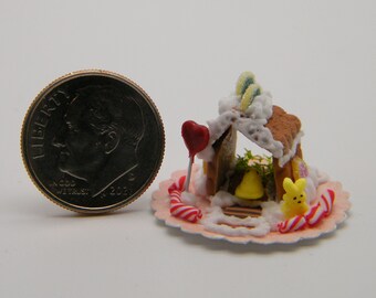 Dollhouse Miniature Easter Peep House