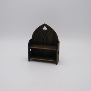 Dollhouse Miniature Gothic Bookcase