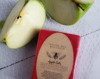 Apple Cider Shea Soap Bar – Handcrafted Moisturizing Fall Scent