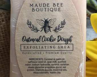Haferflocken Cookie Dough, handgemachte Seifenleiste, Natural Bar Seife, feuchtigkeitsspendende Seife für Körper Handgefertigte Seife, Duftseife