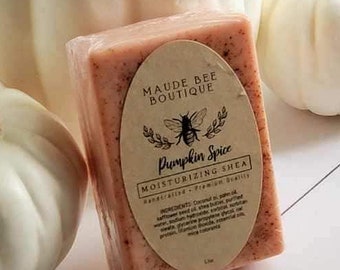 Handgemaakte Pumpkin Spice Chai Shea Soap Bar – Herfstgeur