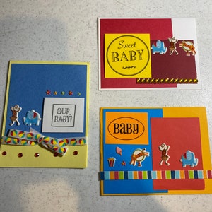 Conjunto de 3 para bebês com tema circo