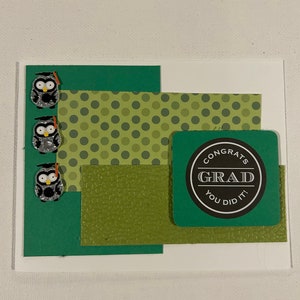 Diplômé de félicitations - Layers vert