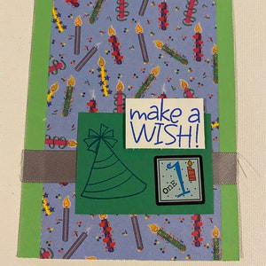 Make a Wish 1. Geburtstagskarte