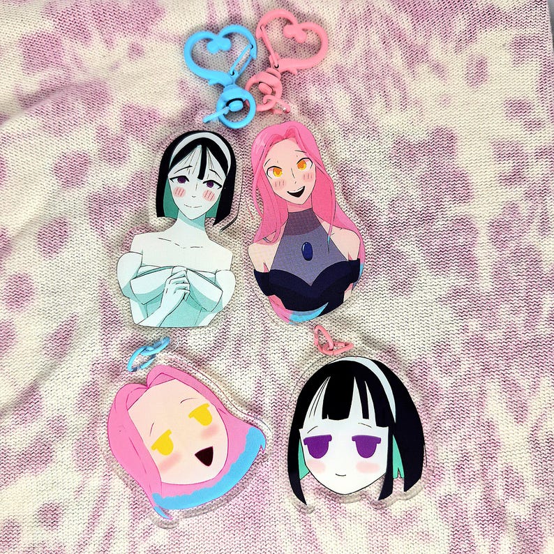 Alien Stage 3 Inch Dangle Charm Acrylic Keychain - Etsy