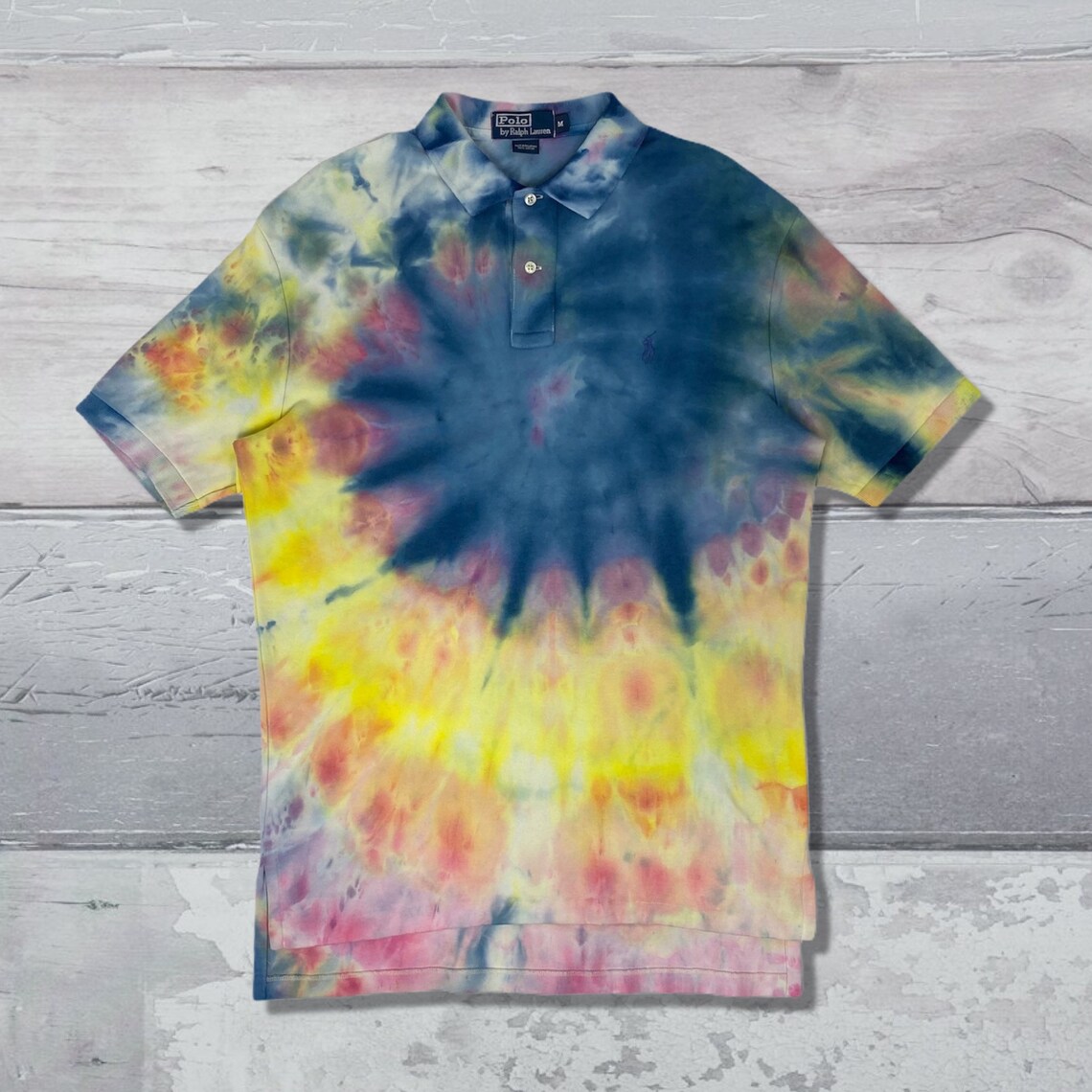 Polo Ralph Lauren Golf Shirt Tie Dye Ice Dye Mens Taille Etsy