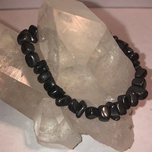 Hematite Stretch Bracelet Protection Grounding Root Chakra