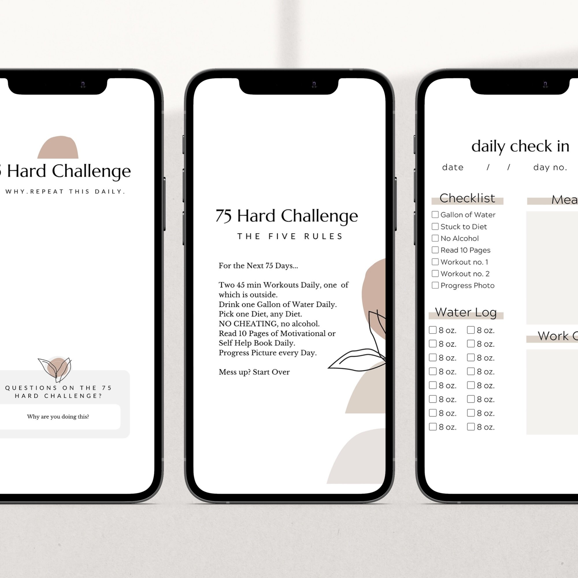 Buy 75 Hard STORY GRAPHICS 75 Hard Challenge Instagram Story Graphics ...