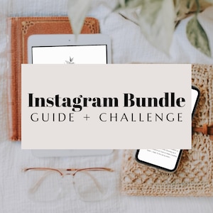 BUNDLE with Instagram Growth Guide and 30 Day Instagram Story Challenge | Grow Your Social Media and Show Up