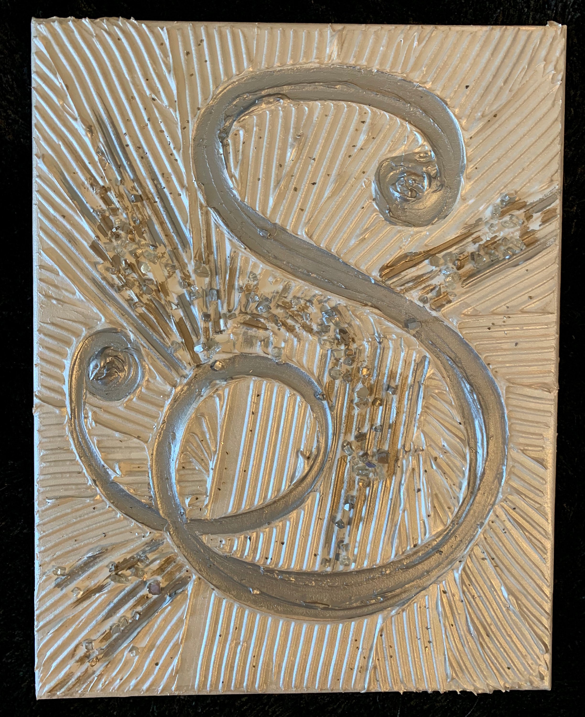 The letter S as a beautiful painting Etsy