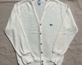 lacoste cardigan sweater