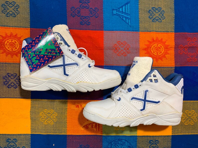 Vintage RARE Xanthus Xavier Mcdaniels Hi Top Sneakers Etsy