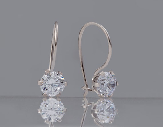 K14 Hoop, Single-stone, K14, Gold Earrings.dangle,drop
