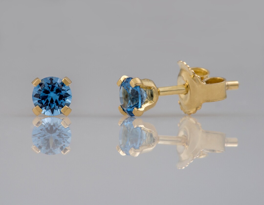 イヤリング Medium Toy Earring - Ivi - Gold Crystal - Or Tori 18K Gold Kids' Earrings - Gold/Multi – Cubic zirconia
