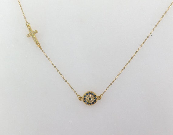 Target evil eye sale necklace