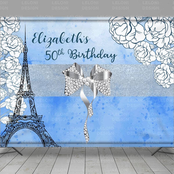 Eiffel Tower Banner - Etsy
