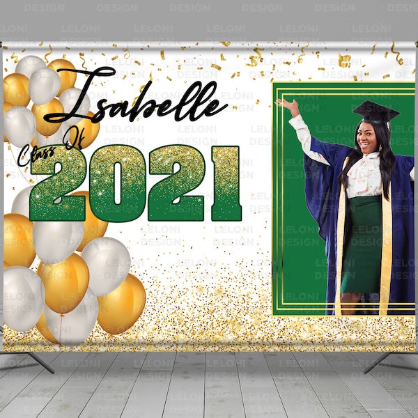 Green and Gold Backdrop - Etsy