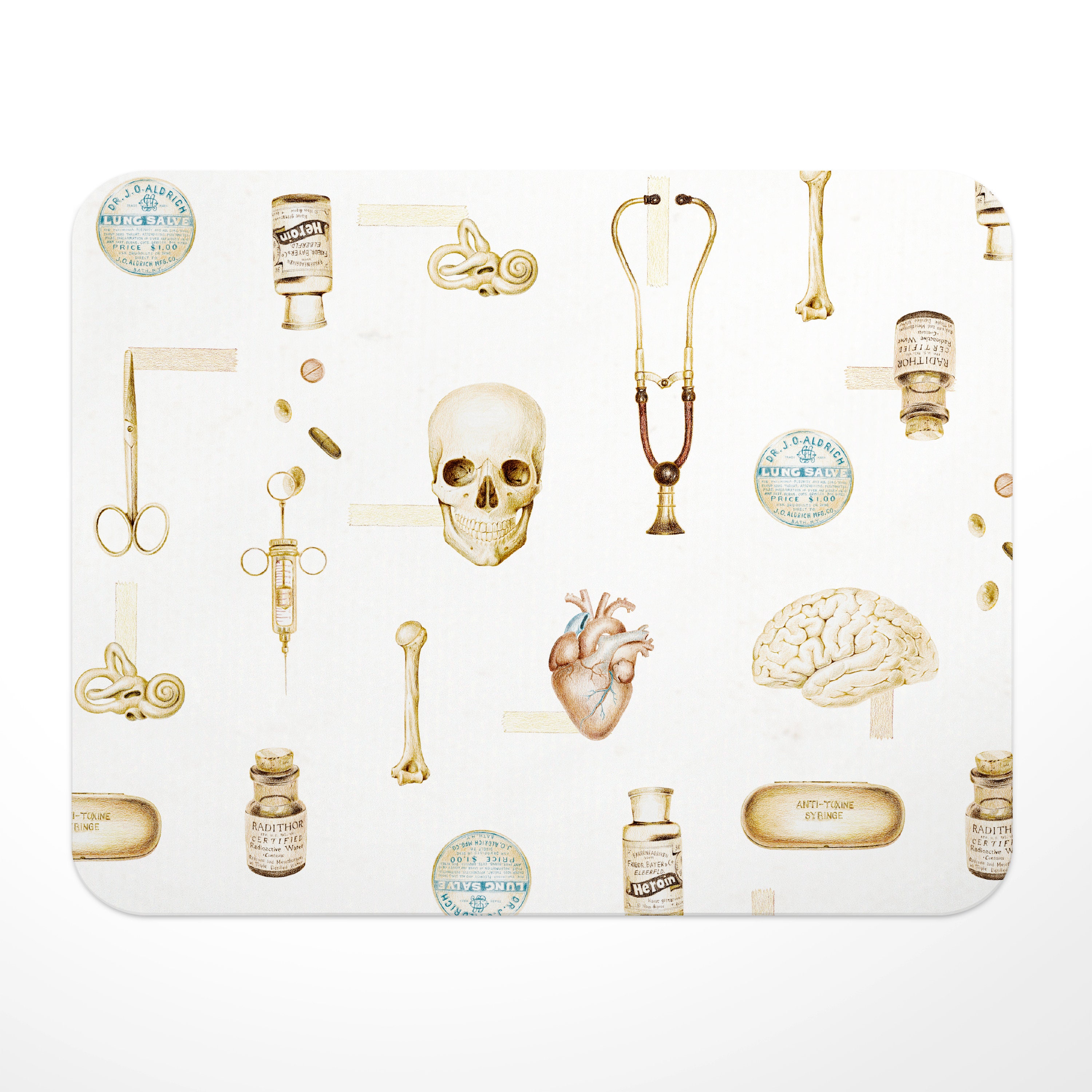 Medical art mouse mat mouse pad gift for doctor medical Etsy