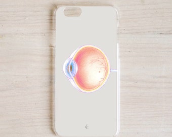 Eye Anatomy Phone Case: Personalized Optometry Gift
