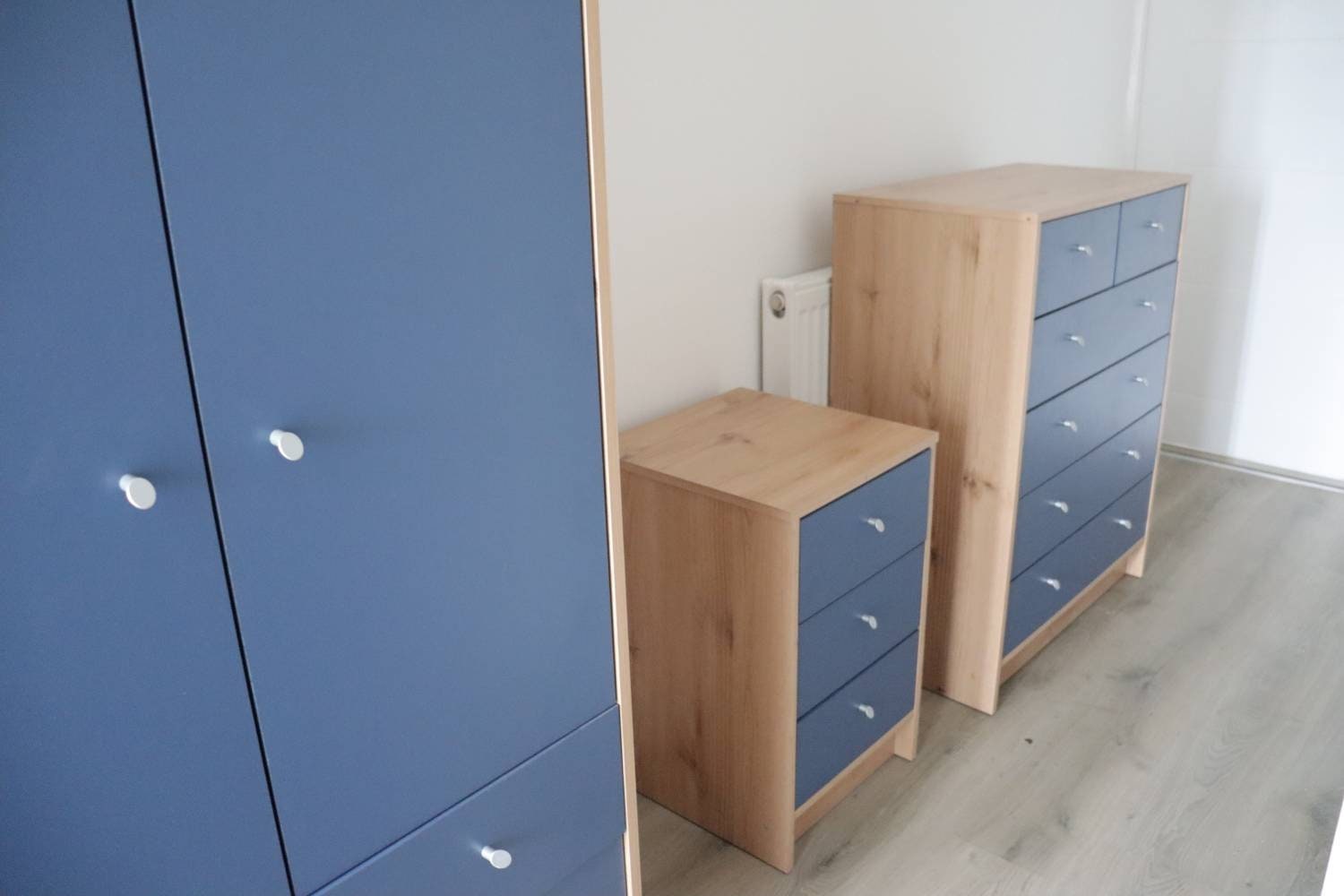 Bedroom Wardrobe Set Chest Drawers Bedside Set Storage Etsy UK