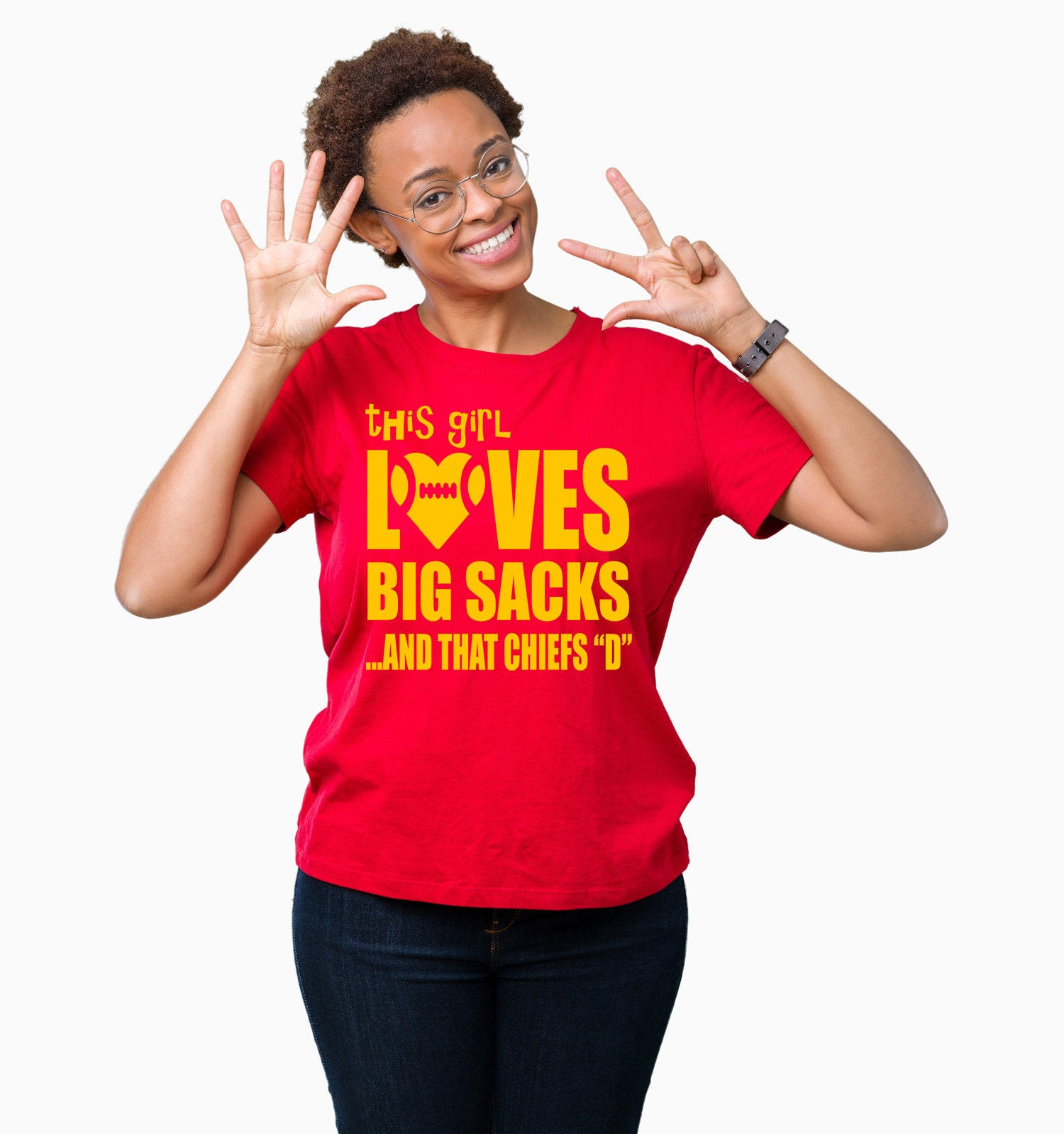 This Girl Loves Big Sacks and That Chiefs Birthday Tees Shirt 